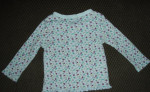 Svetlo modre kvetinkove tricko na 12-18 mes. zn. Old Navy z USA – fotka 2